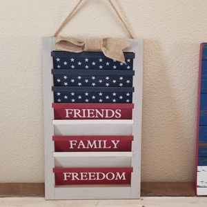 American flag wall decor